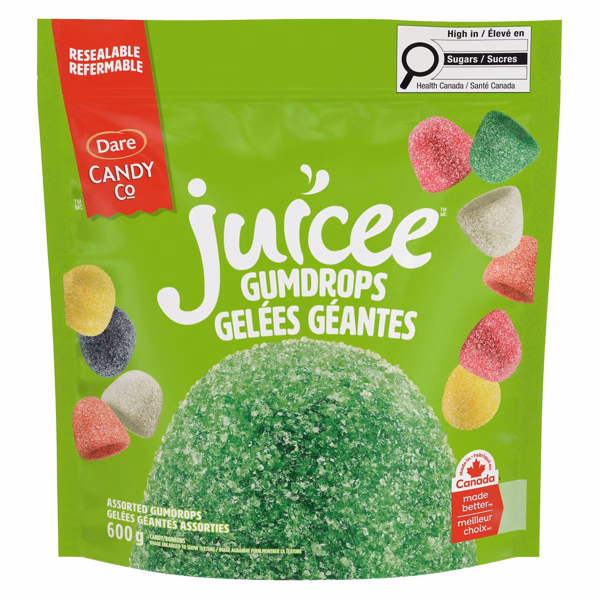 Juicee gumdrops bonbons gumdrops assortis