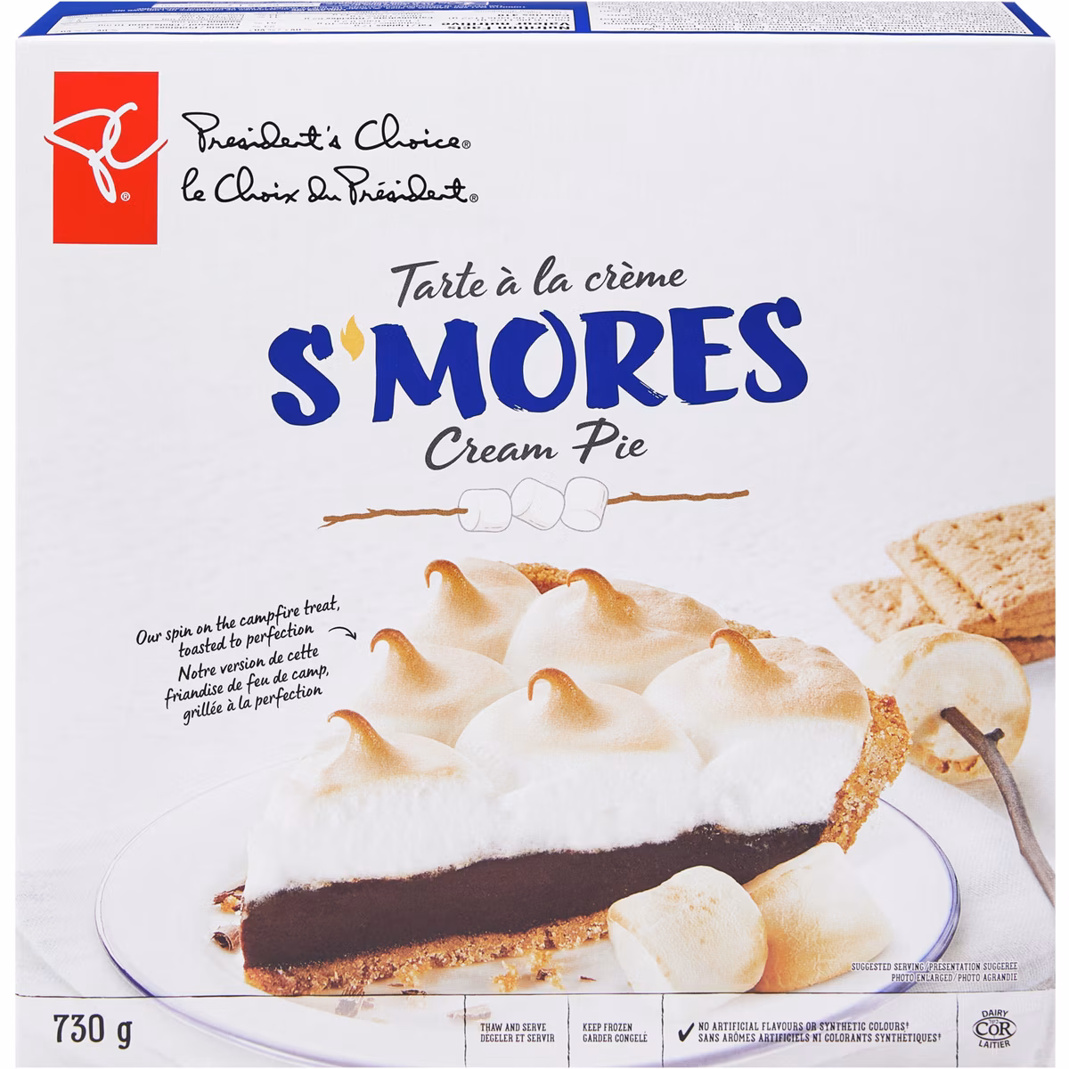 Tarte à la crème S'mores