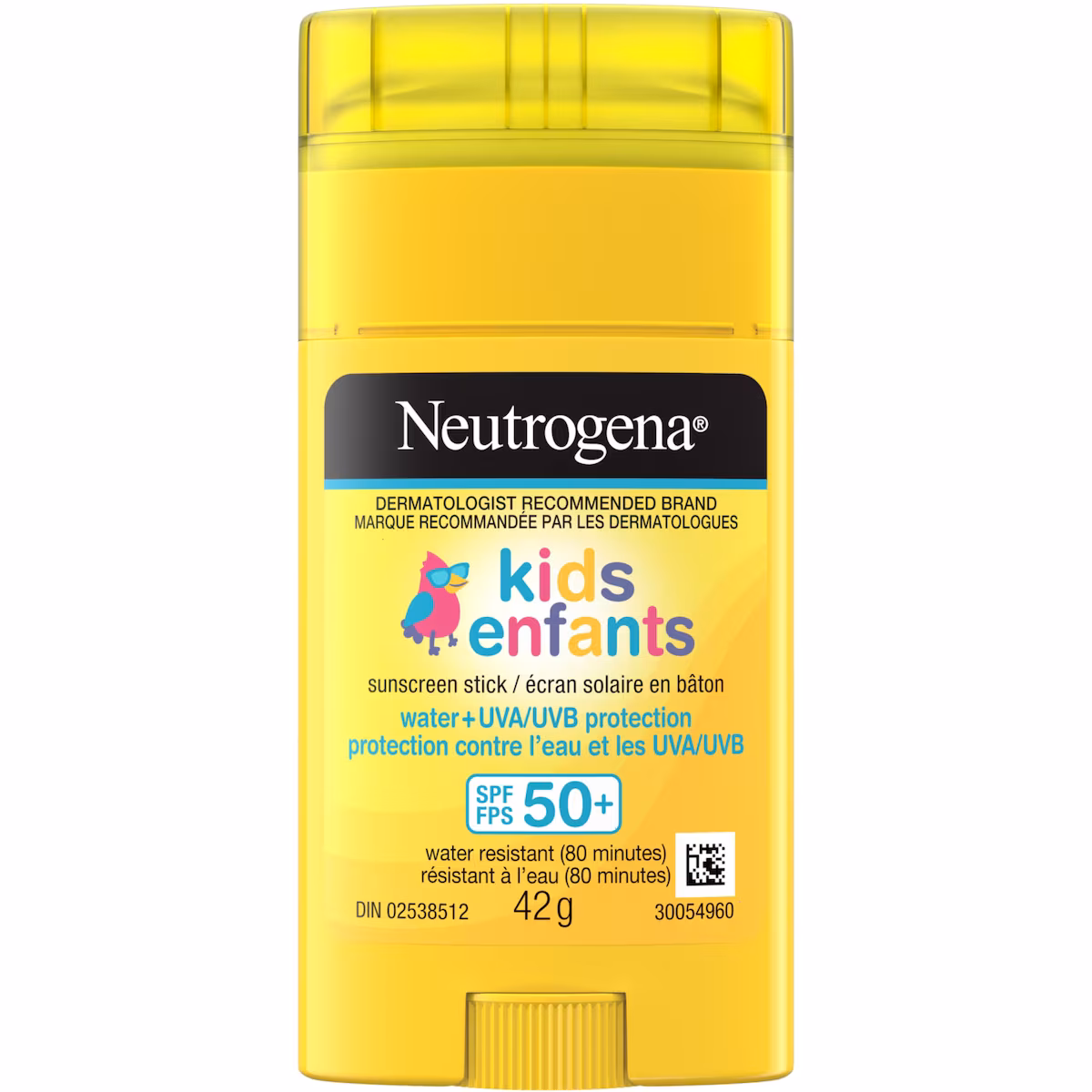 Écran solaire pour enfants en bâtonnet, FPS 50+
