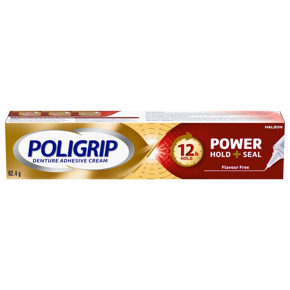 Crème adhésive pour dentiers puissance adhérance + étanchéité nature