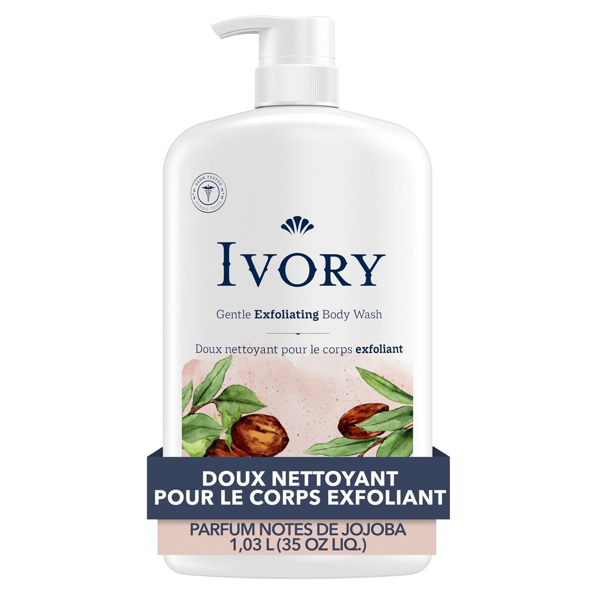 Doux nettoyant pour le corps exfoliant, parfum Notes de jojoba, 1,03 L (35 oz)