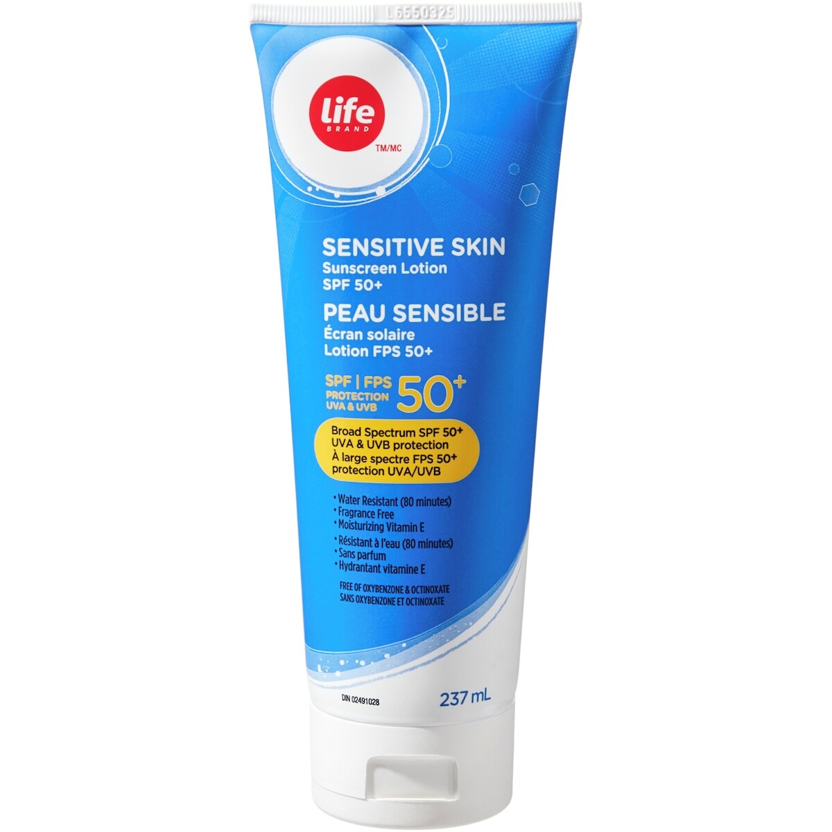 Écran solaire FPS 50+ en lotion pour les peaux sensibles