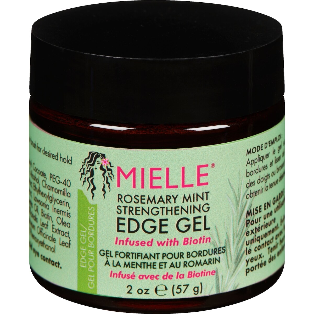 Gel fortifiant pour bordures à la menthe et au romarin