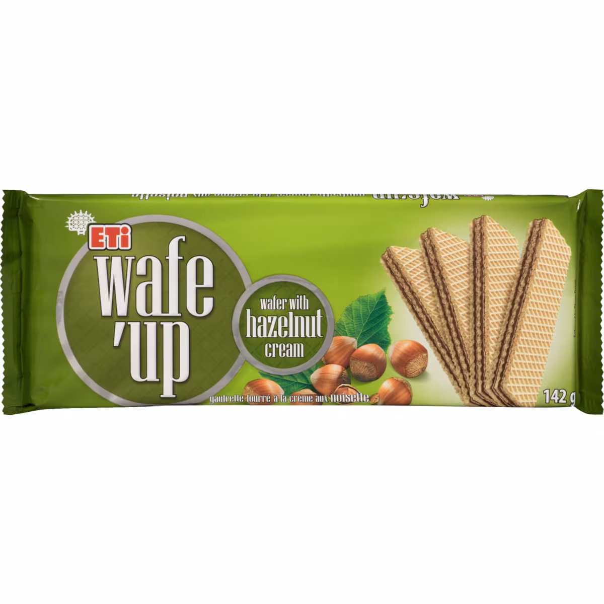 Gaufrette fourré à la crème aux noisette