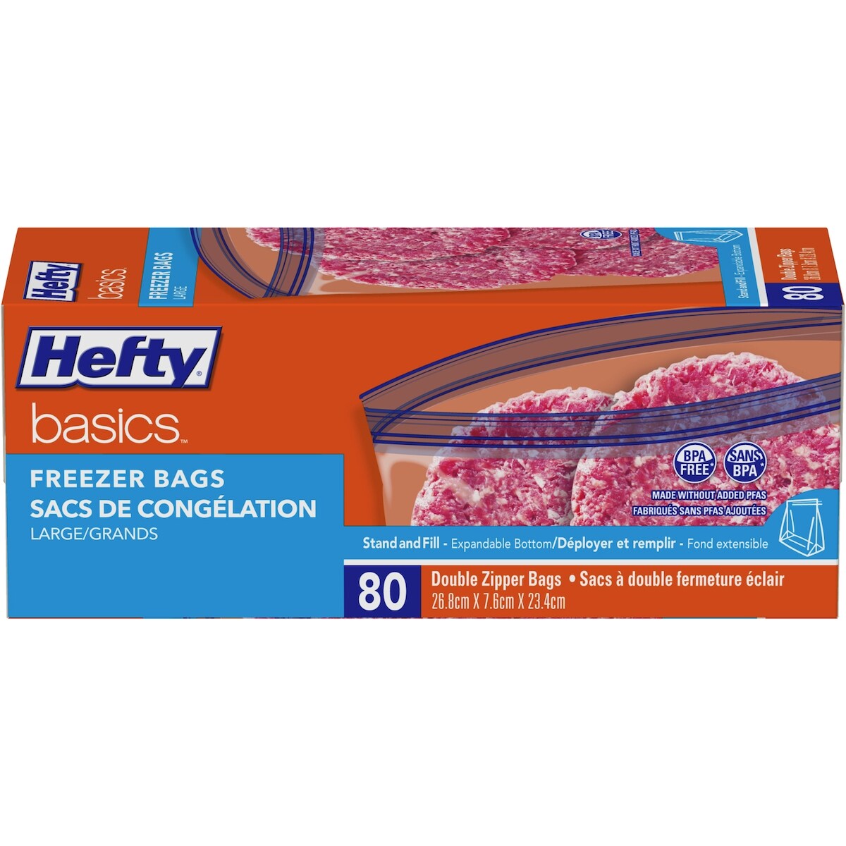 Sacs de congélation format grand