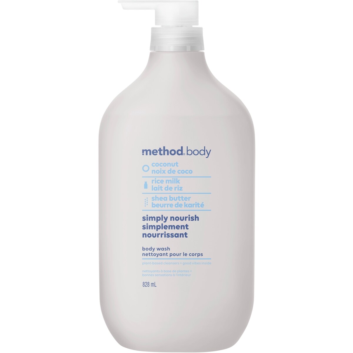 Nettoyant pour le corps, lait de riz et noix de coco