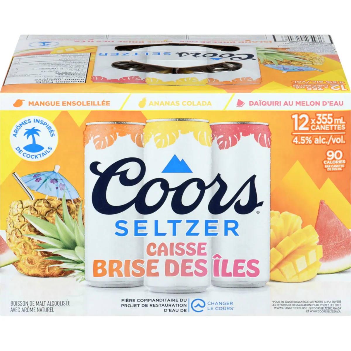 Boisson de malt alcoolisée avec arôme naturel caisse brise des îles (Pièce didentité requise au moment du ramassage)