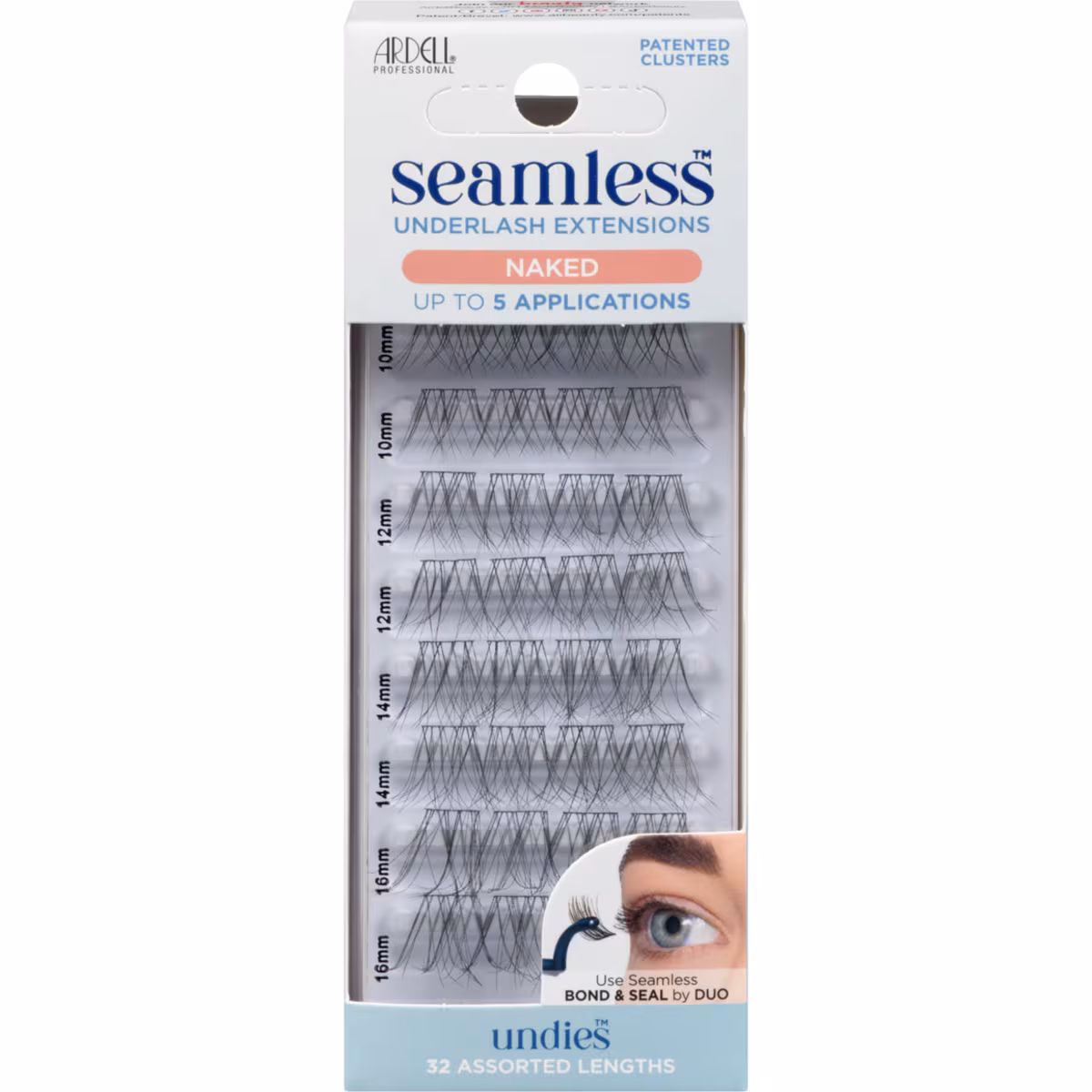 Seamless undies underlash extensions naked