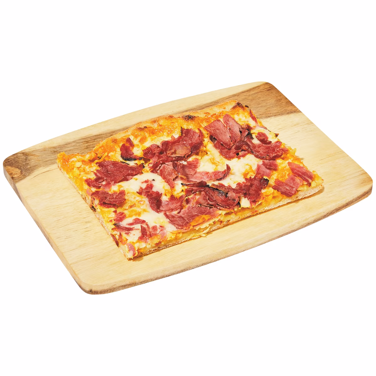 Tranche de pizza à la viande fumée