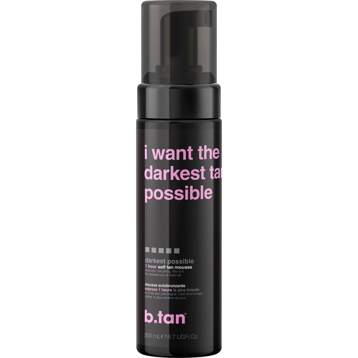 I Want the Darkest Tan Possible Mousse Autobronzante