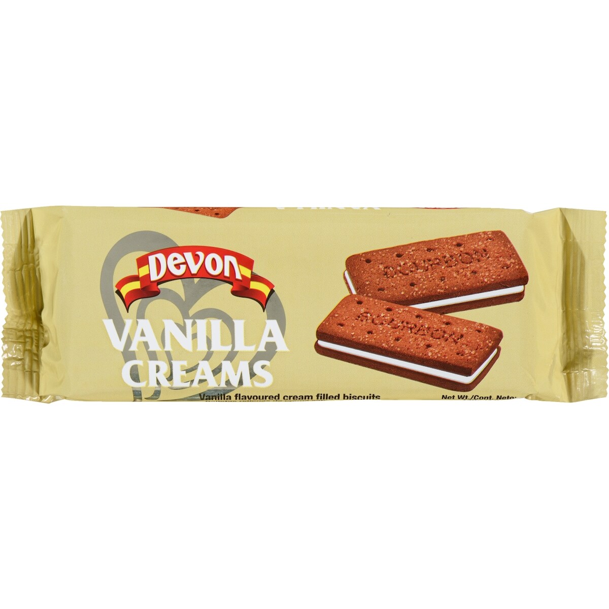 Vanilla flavoured cream filled biscuits vanilla creams