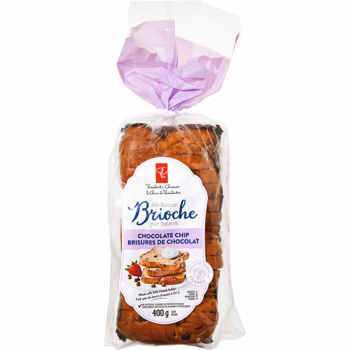 Brioche au chocolat pur beurre