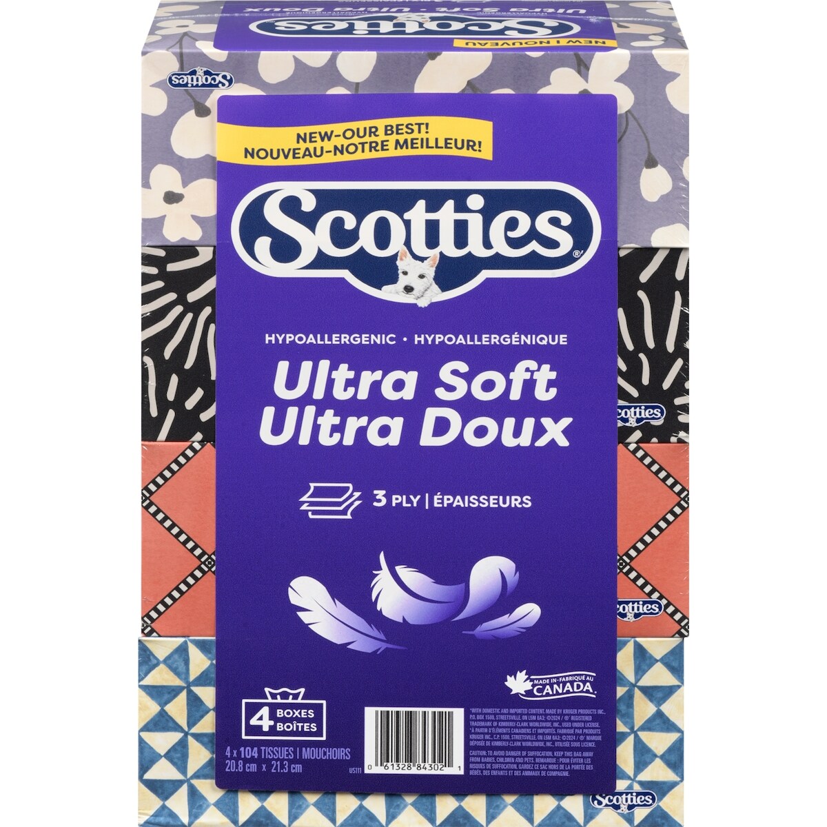 Ultra doux mouchoirs 3 épaisseurs