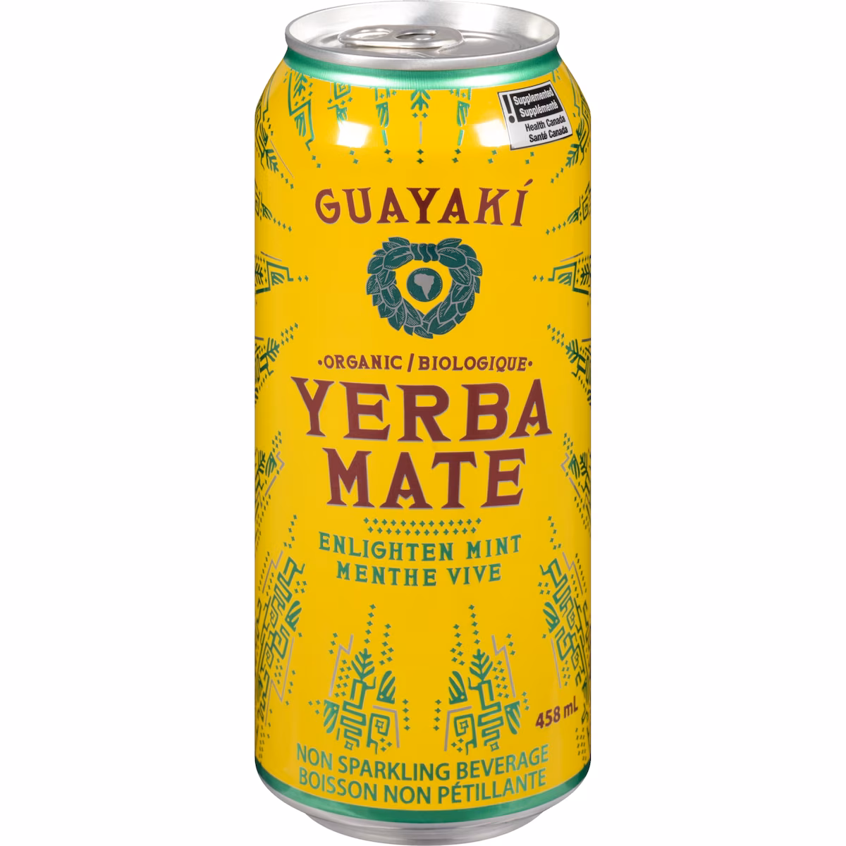 Yerba mate boisson non pétillante menthe vive