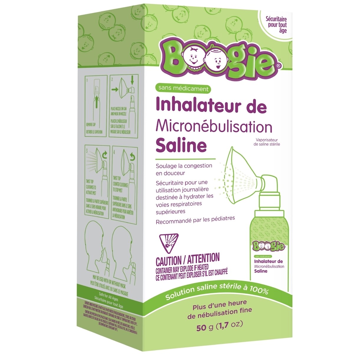 Inhalateur de micronébulisation Saline