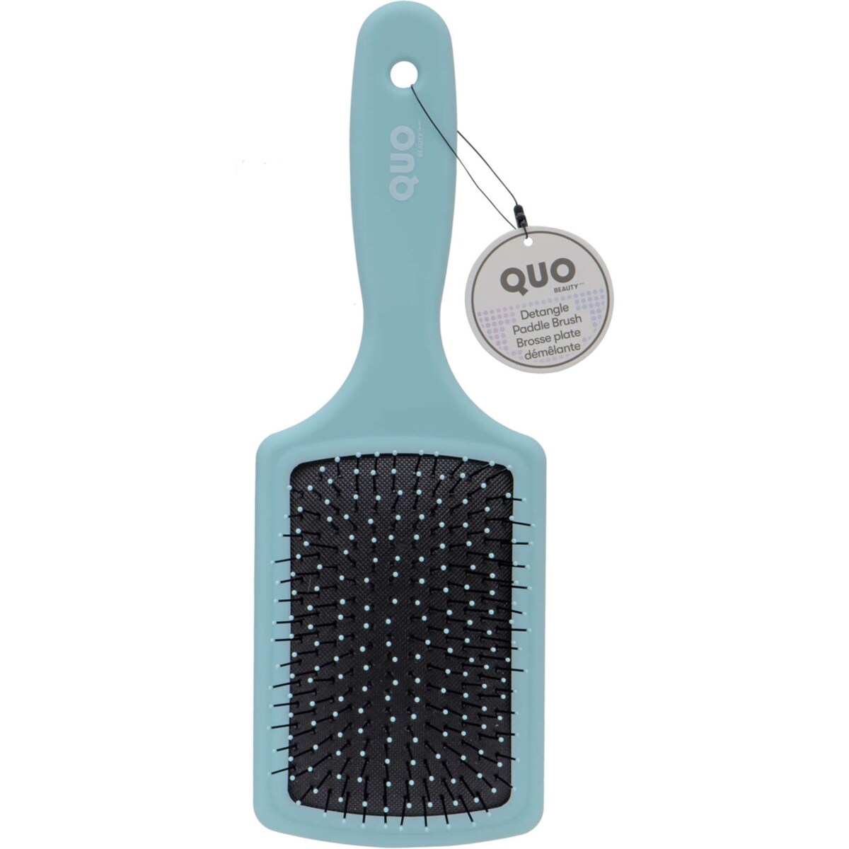 Brosse plate démêlante bleue