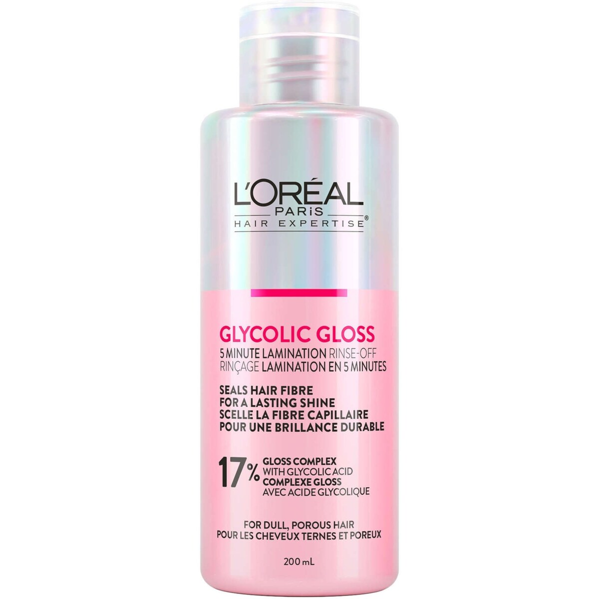 Traitement de lamination brillance glycolic gloss