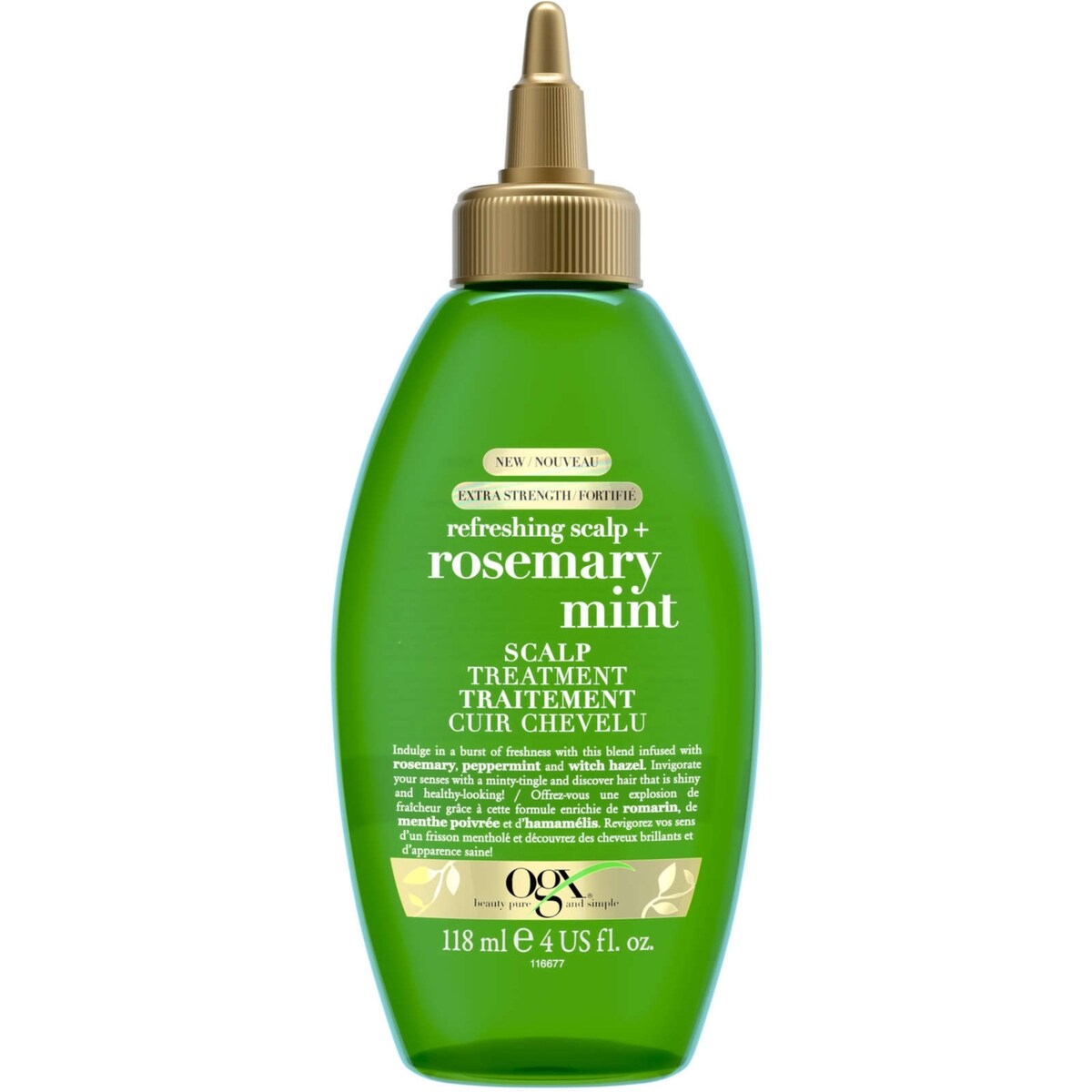 Traitement Cuir chevelu fortifié romarin et menthe