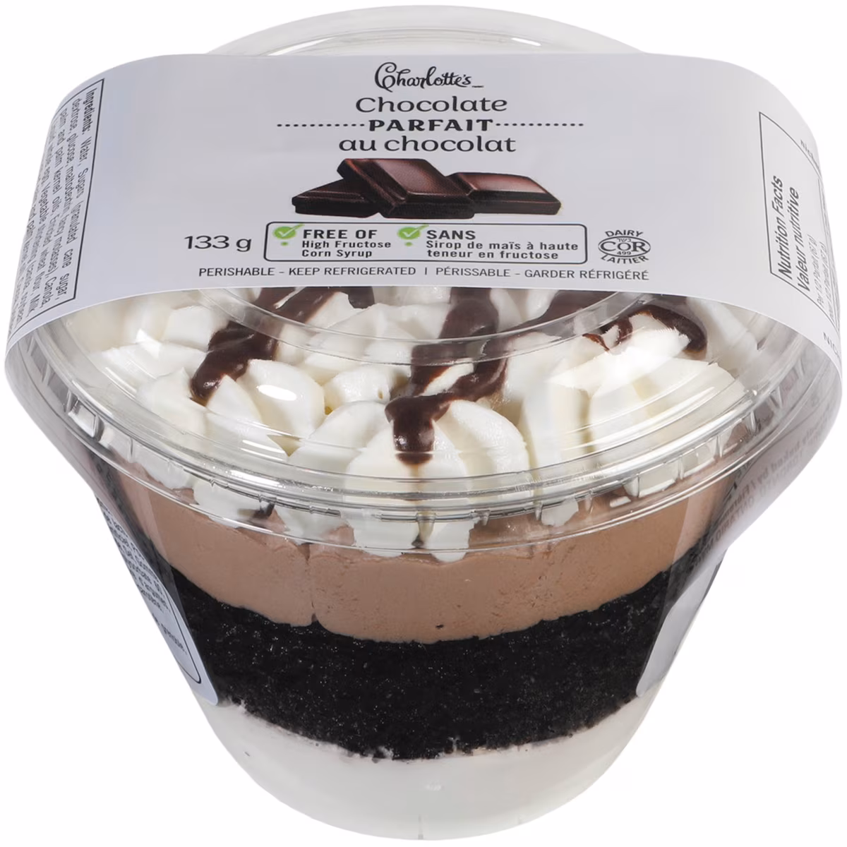 Mini parfait au chocolat