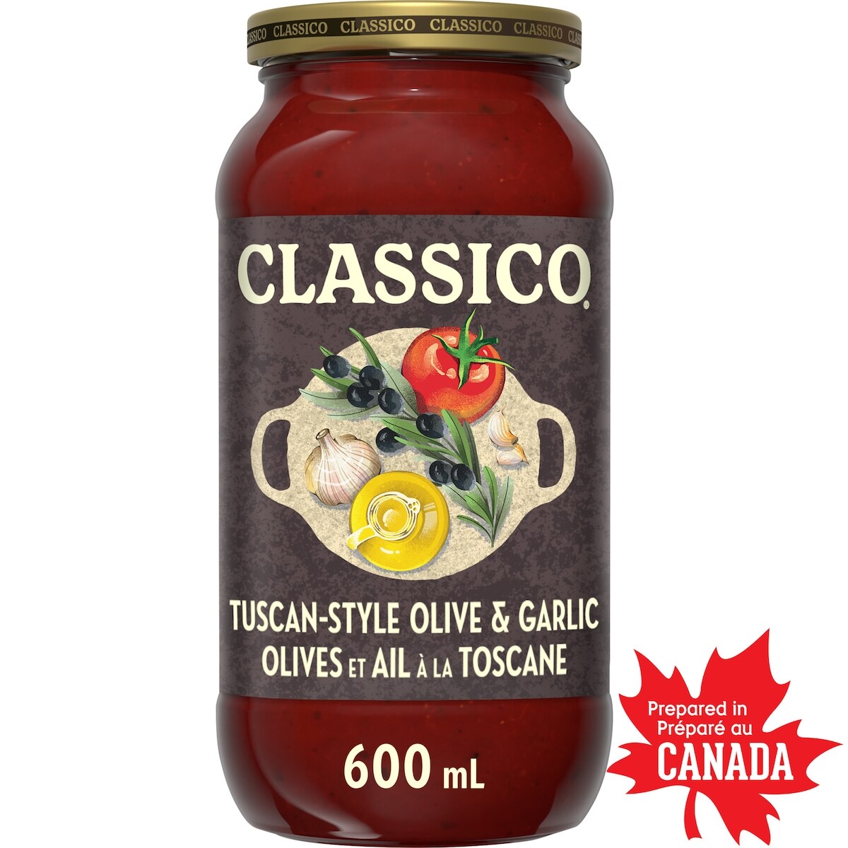 Sauce pour pâtes aux olives et ail à la toscane