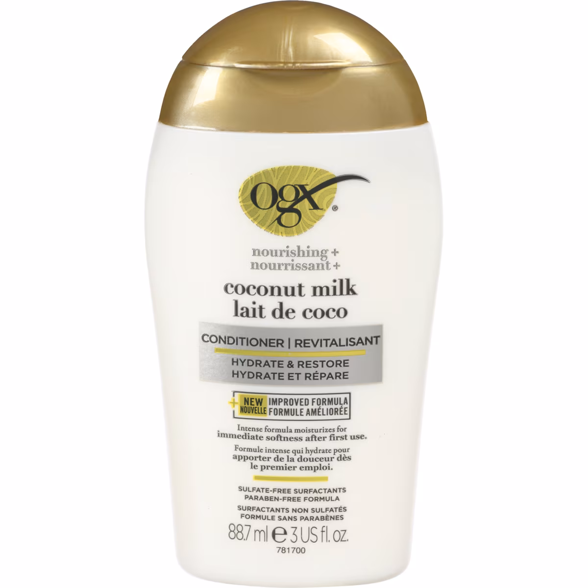 Revitalisant nourrissant + lait de coco hydrate et répare