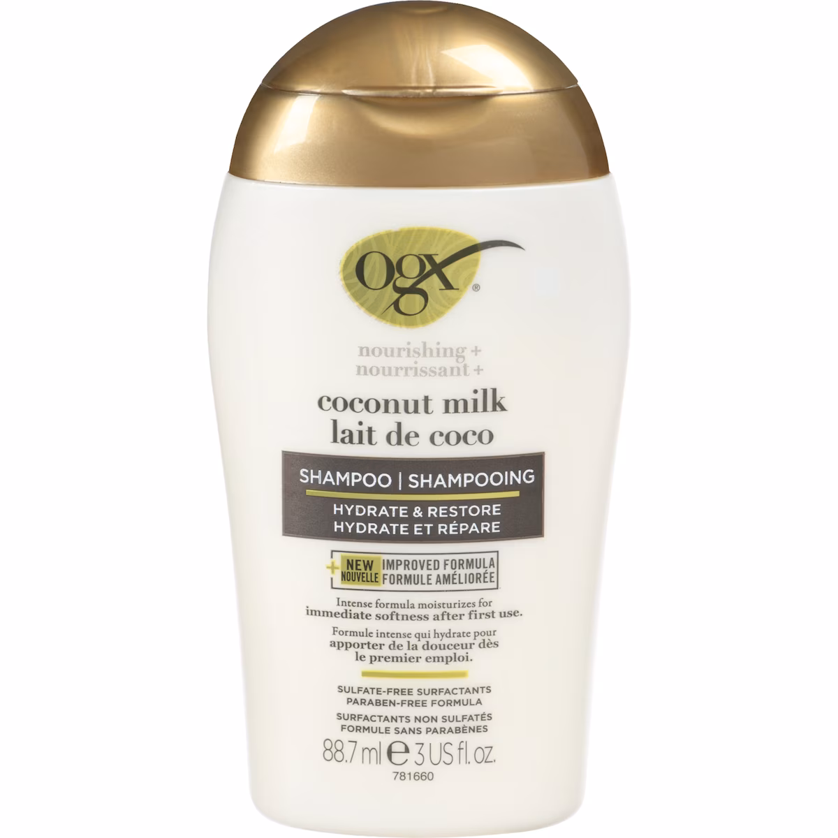 Shampooing nourrissant + lait de coco hydrate et répare