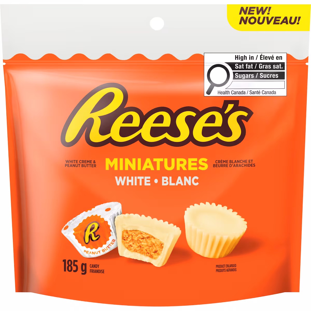 Miniatures friandise crème blanche et beurre d'arachides