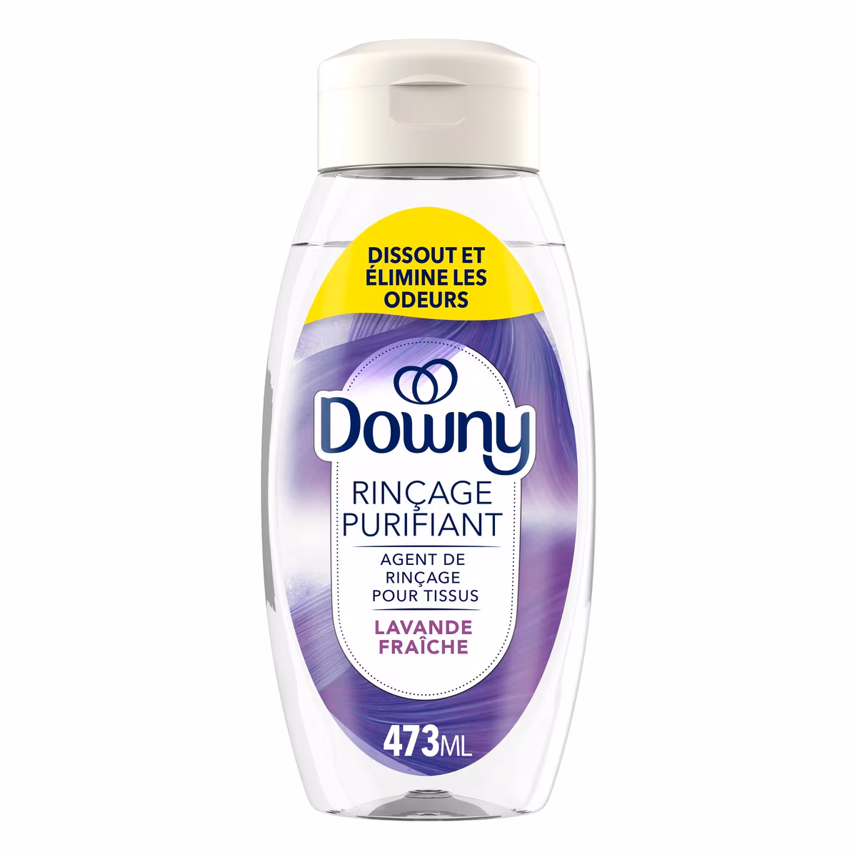 Éliminateur dodeurs pour lessive et assouplissant textile Rinçage Purifiant, sûr pour tous les tissus, compatible avec les laveuses HE, Lavande fraîche