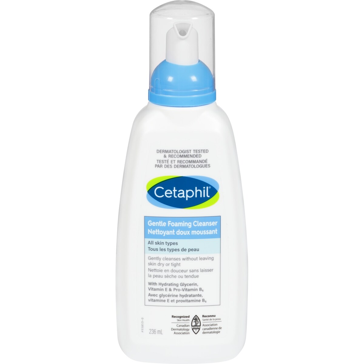Nettoyant doux moussant tous les types de peau