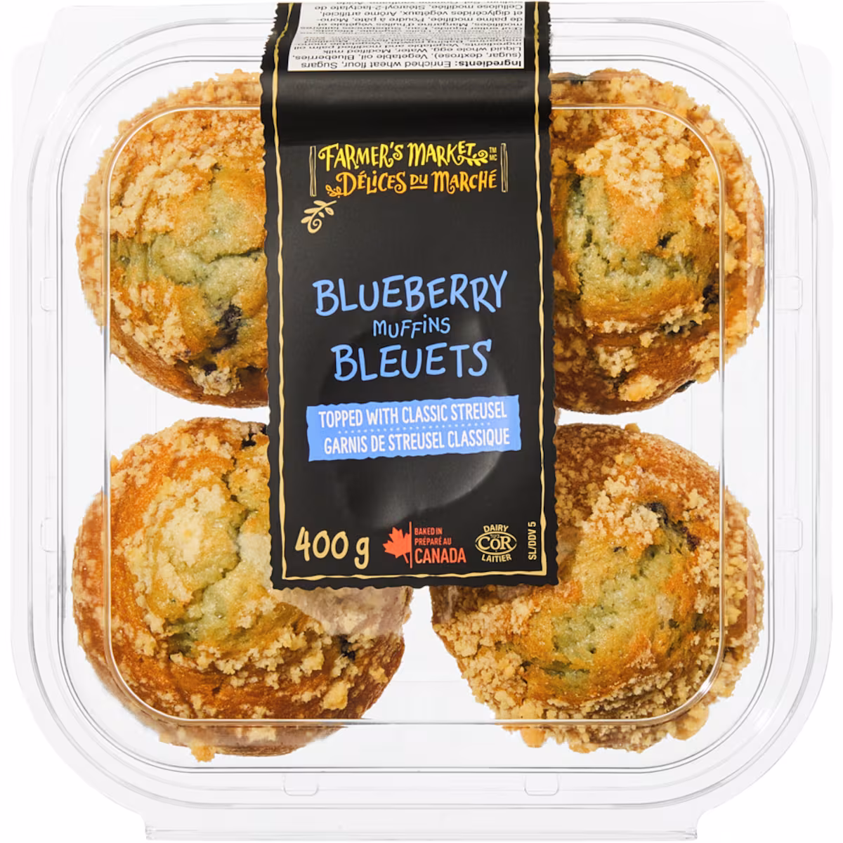 Muffins aux bleuets