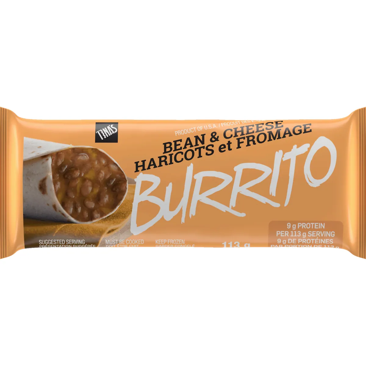 Burrito haricots et fromage