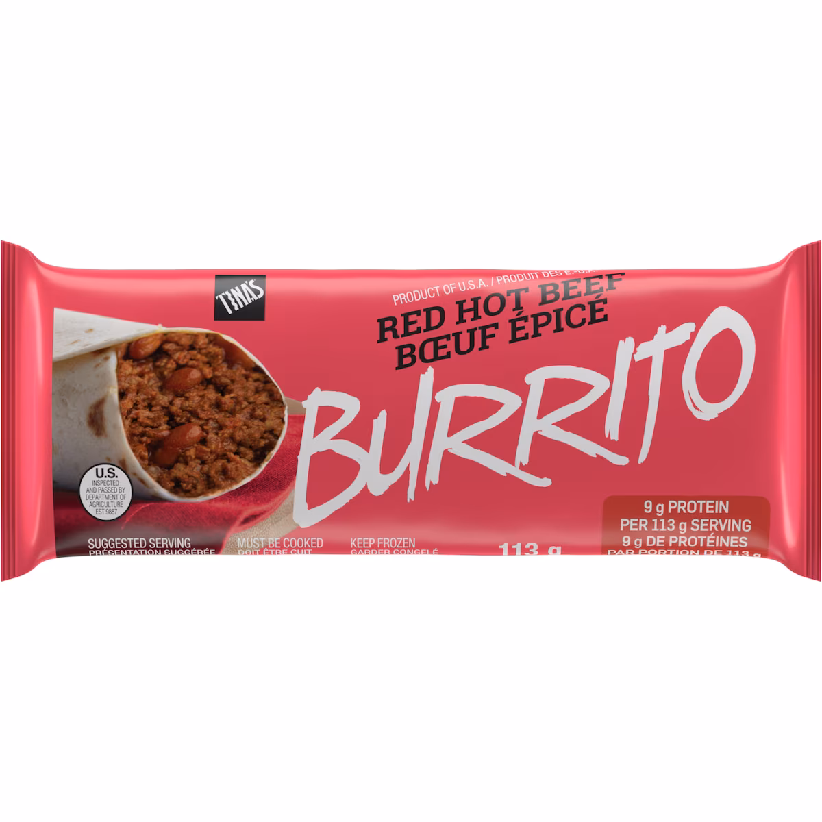Burrito bœuf épicé