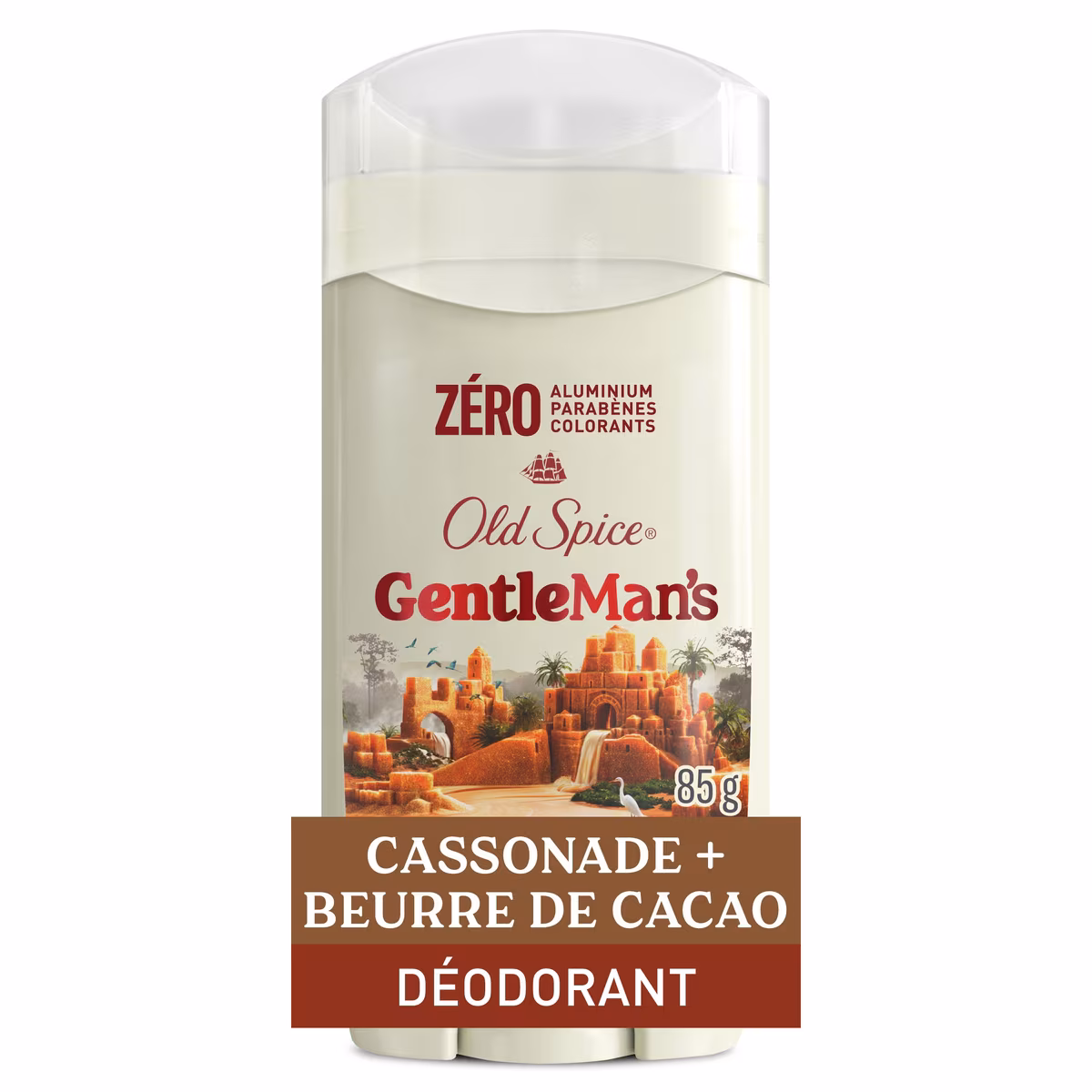 Désodorisant GentleMans Collection, Cassonade et beurre de cacao, sans aluminium, 85 g