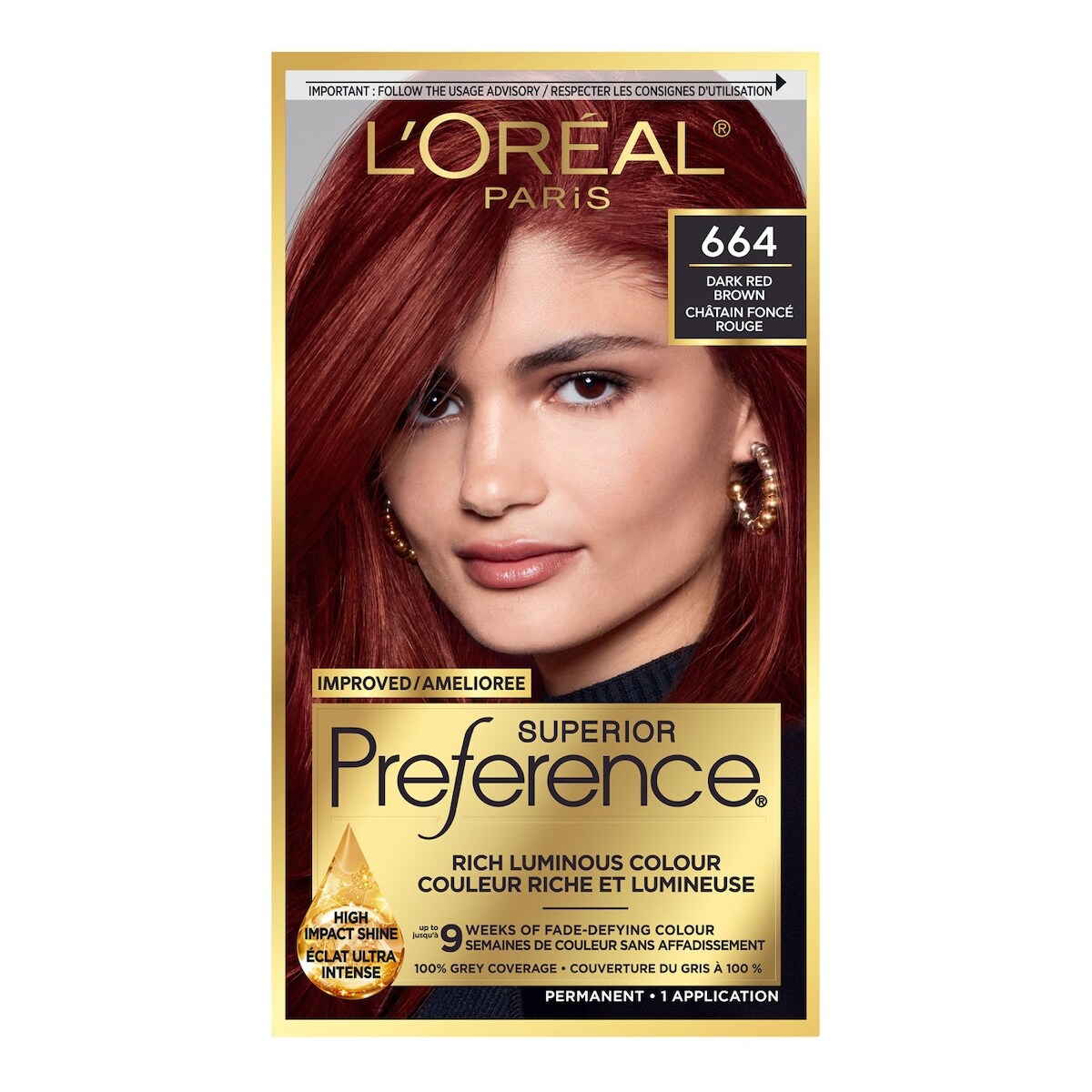 Superior préférence, coloration permanente