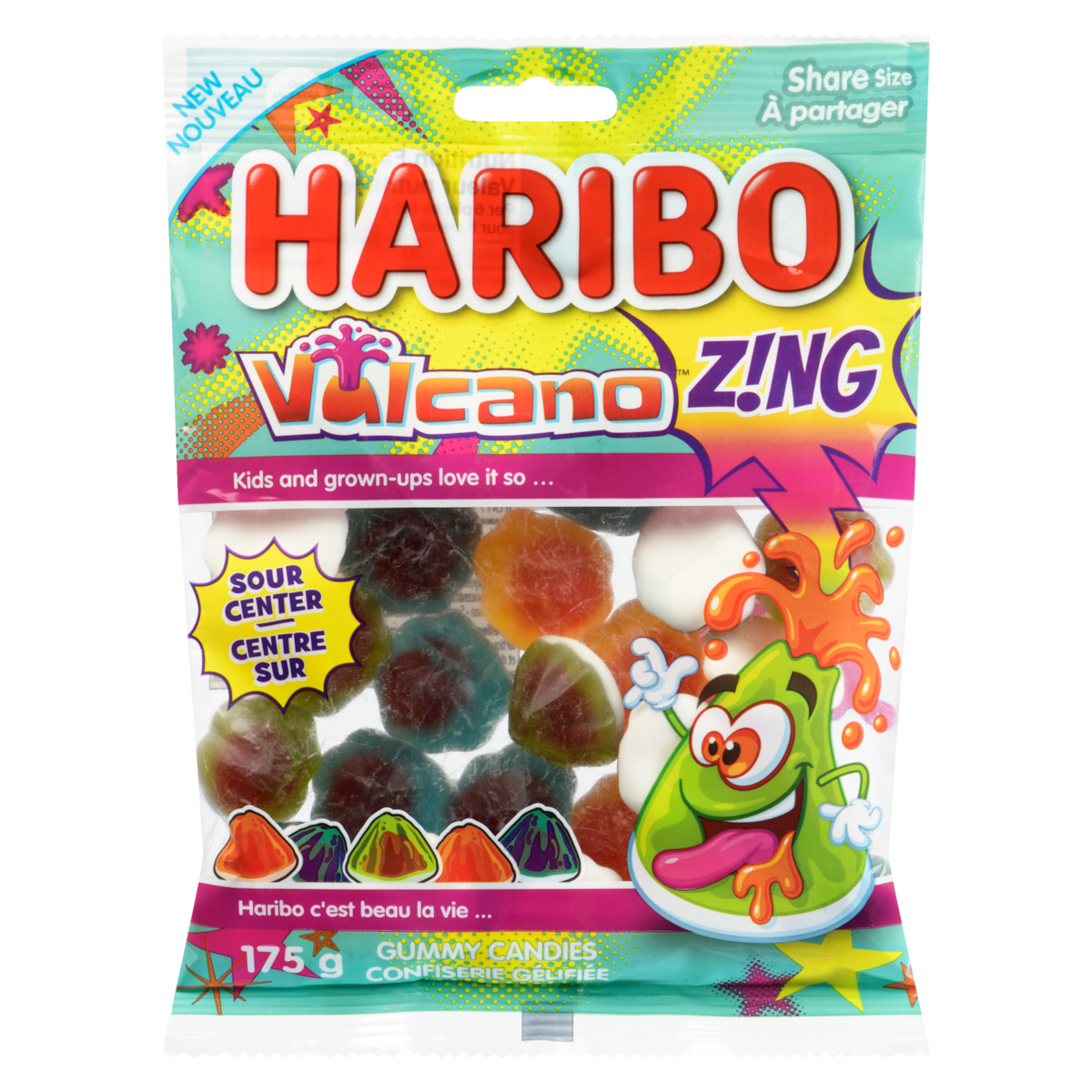 Confiserie gélifiée à partager Volcano