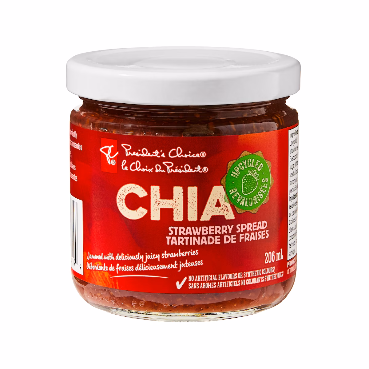 Tartinade de fraises chia
