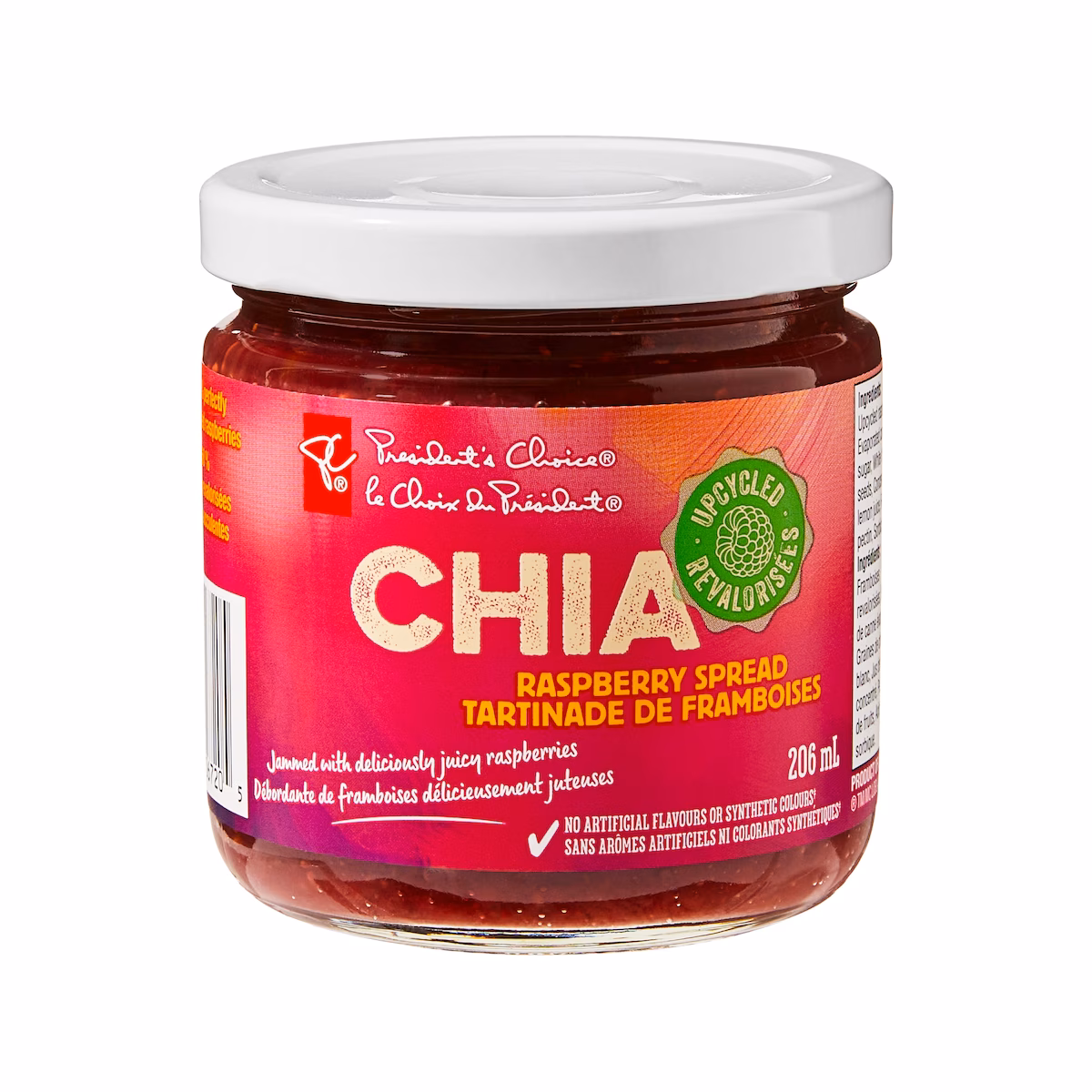 Tartinade de framboises chia