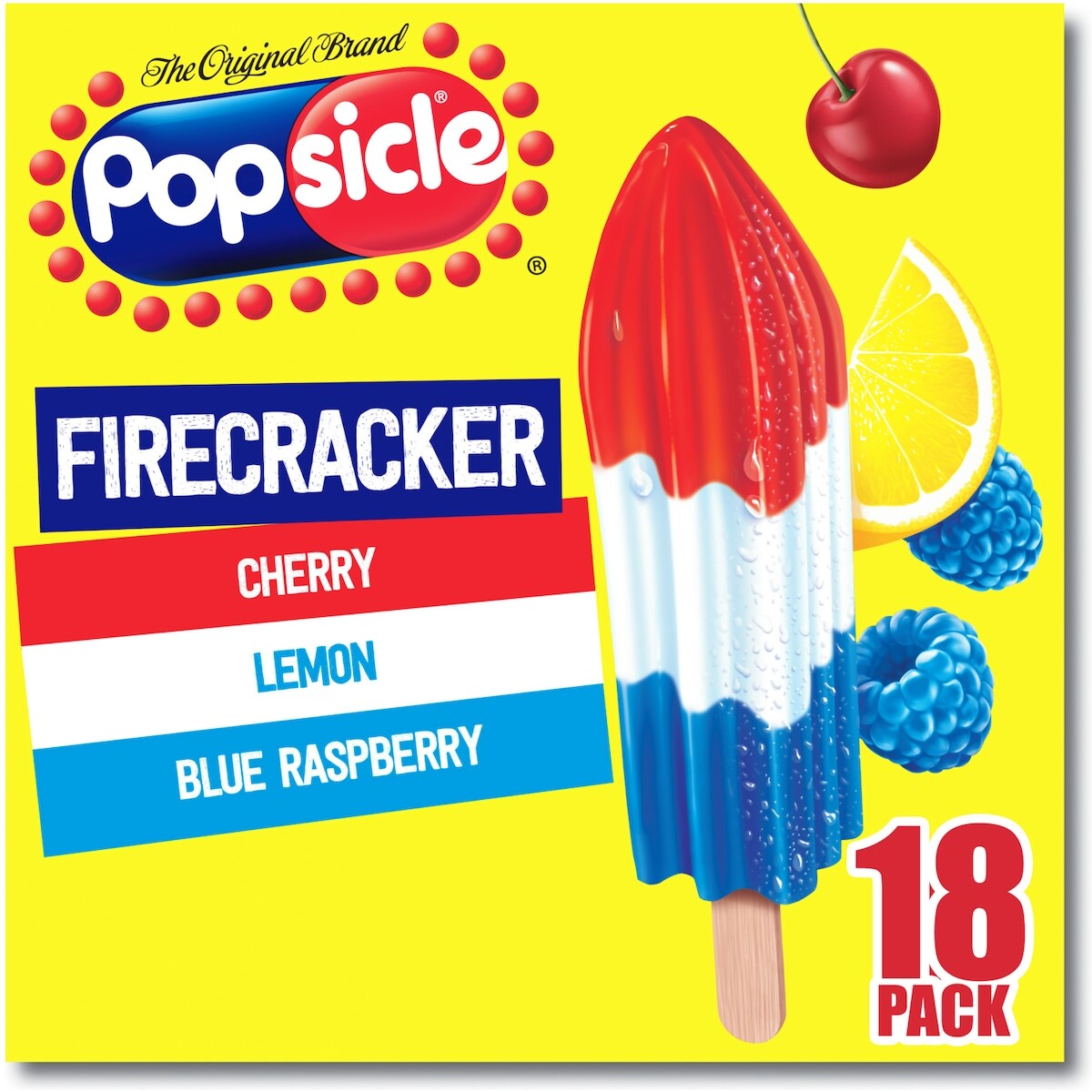 Pops glacés Bombe Pop Jr. 18 x 50 mL