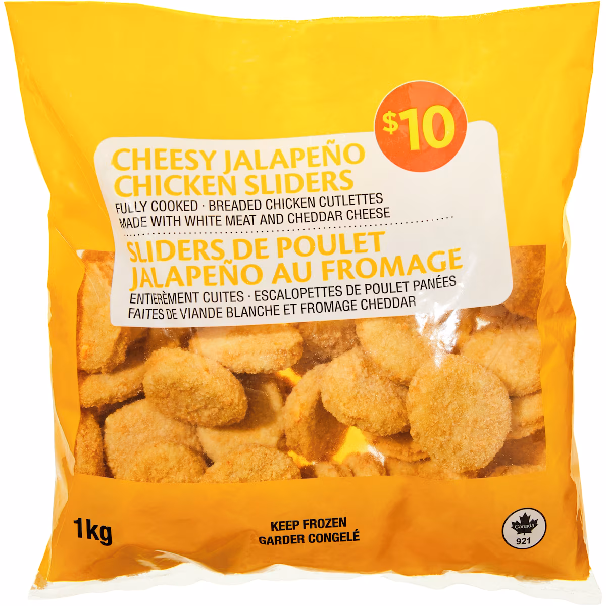 Sliders de poulet jalapeno au fromage