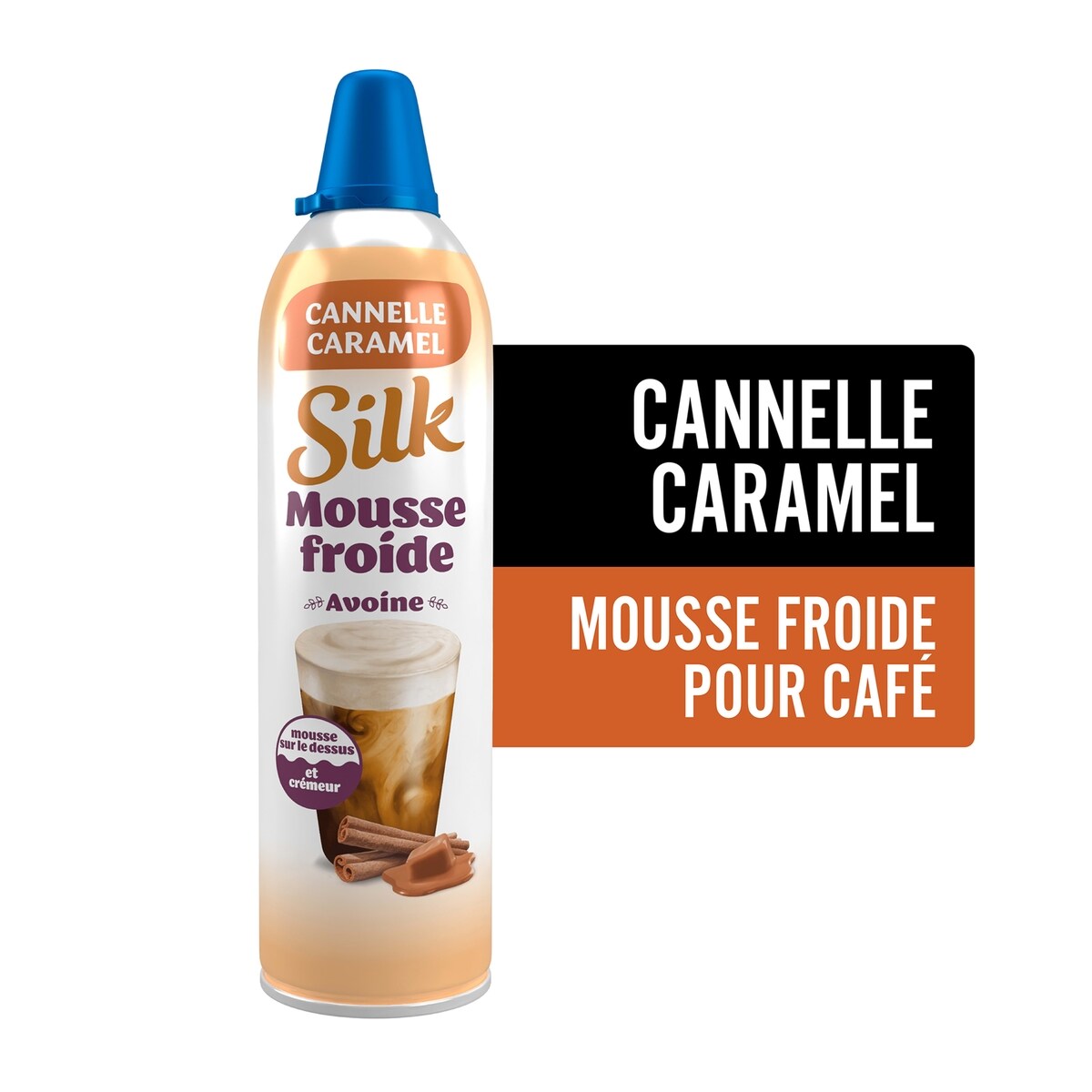Mousse froide rehausseur de café cannelle caramel avoine