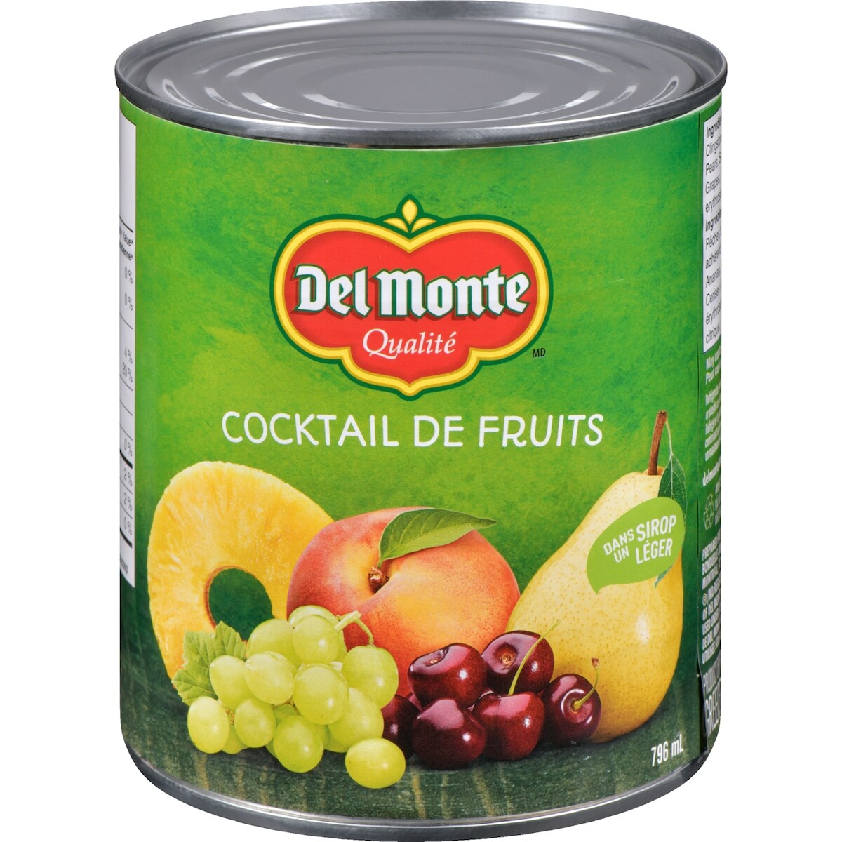 Cocktail de fruits dans un sirop léger