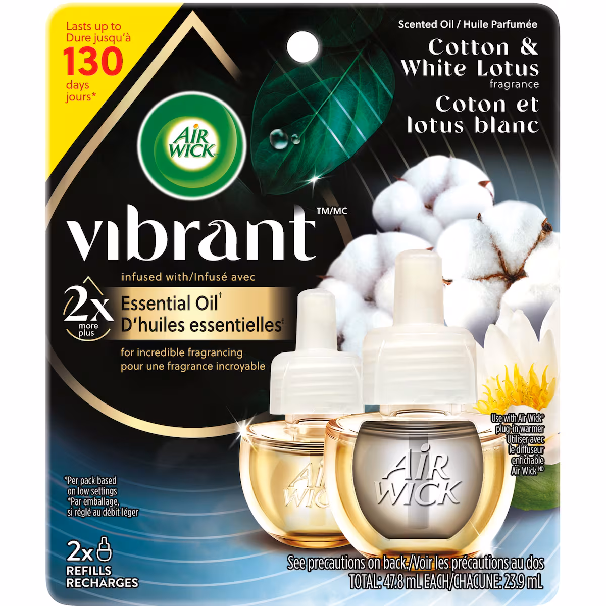 Huile Parfumee Pulse Vibrant - Coton et Lotus Blanc
