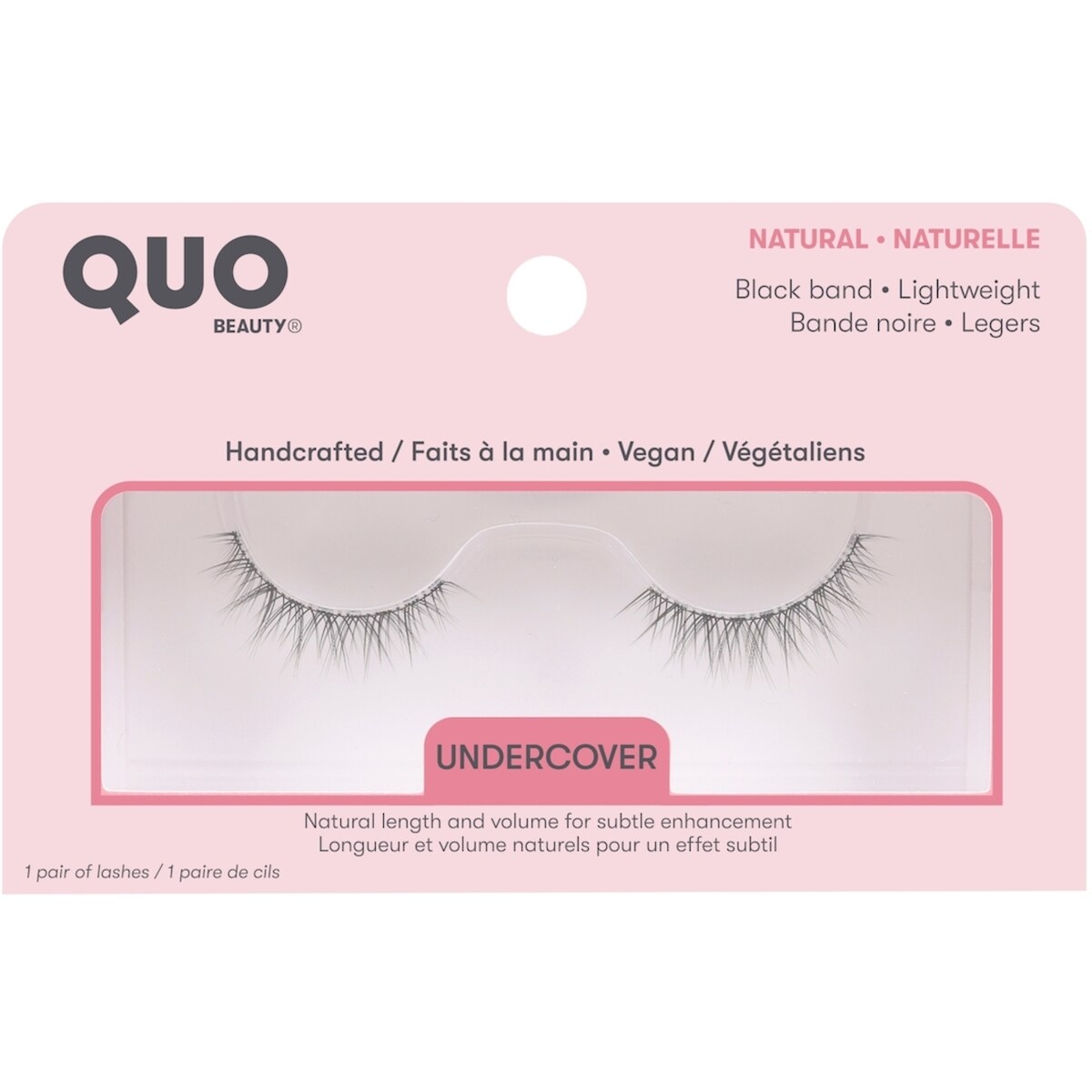 Cils naturels undercover undercover