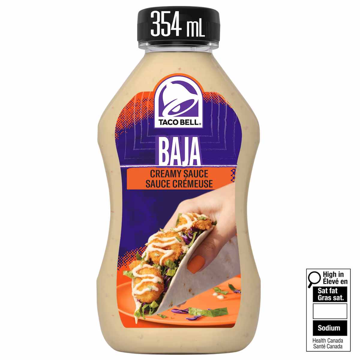 Sauce Baja Crémeuse, Bouteille