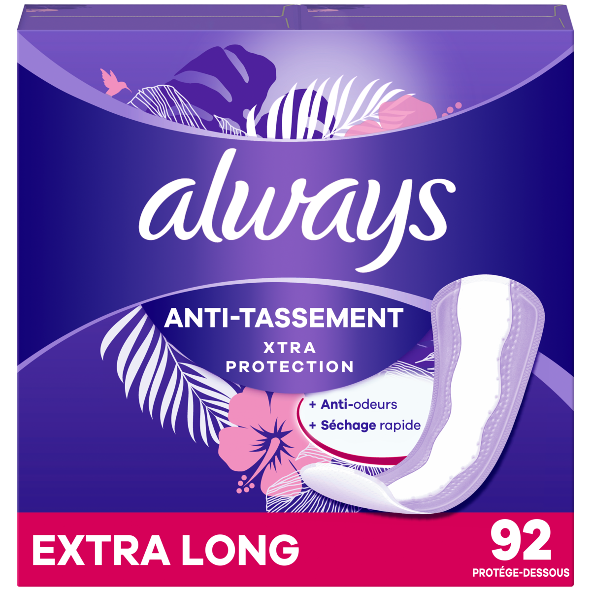 Protège-dessous extra longs, paquet jumbo