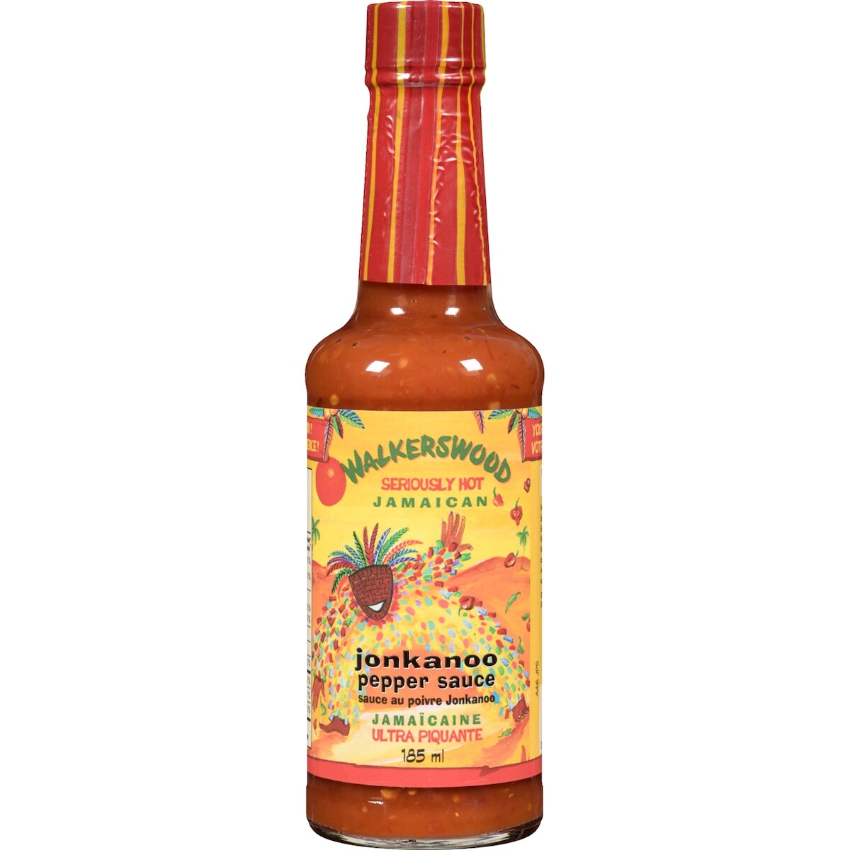 Sauce au poivre jonkanoo jamaïcaine ultra piquante