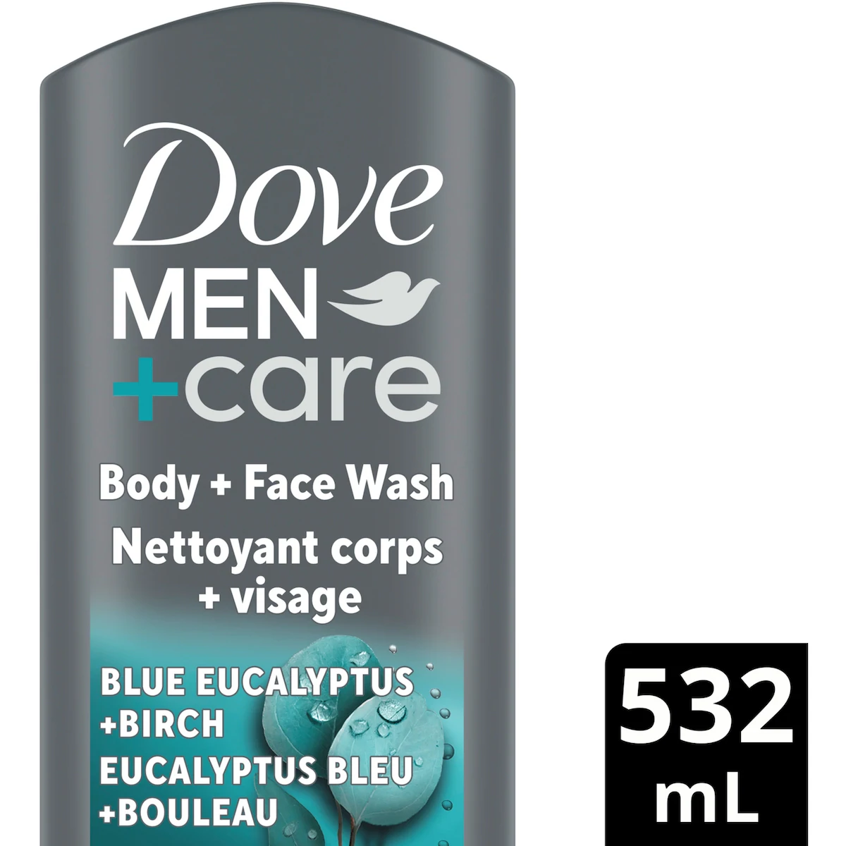 Gel douche avec Relaxant Eucalyptus Bleu + Bouleau