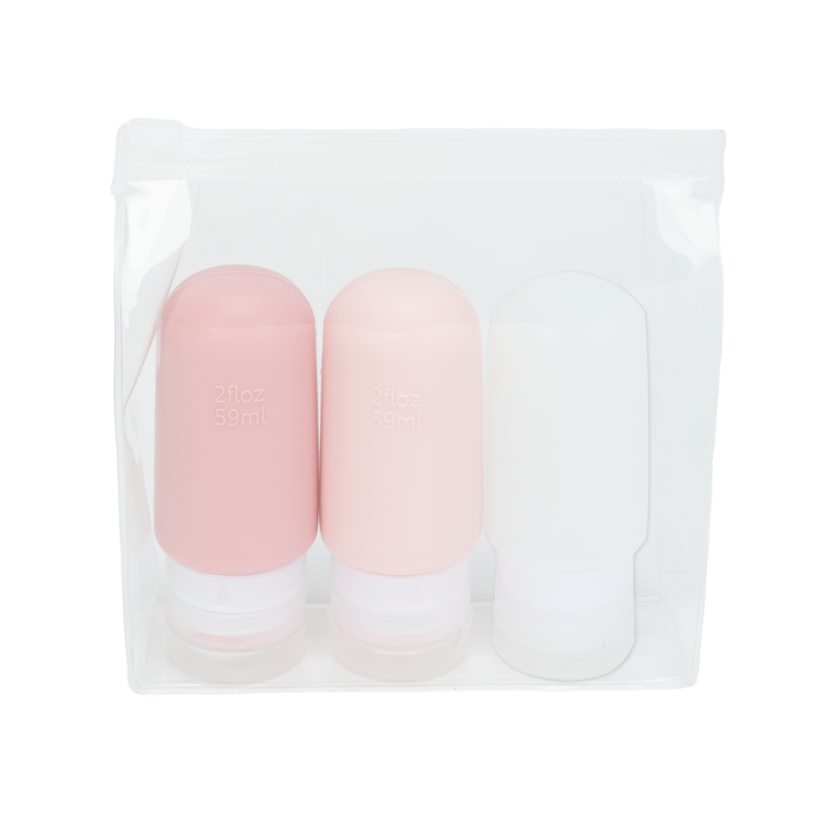 Ensemble flacons en silicone, 59 ml 3 unités