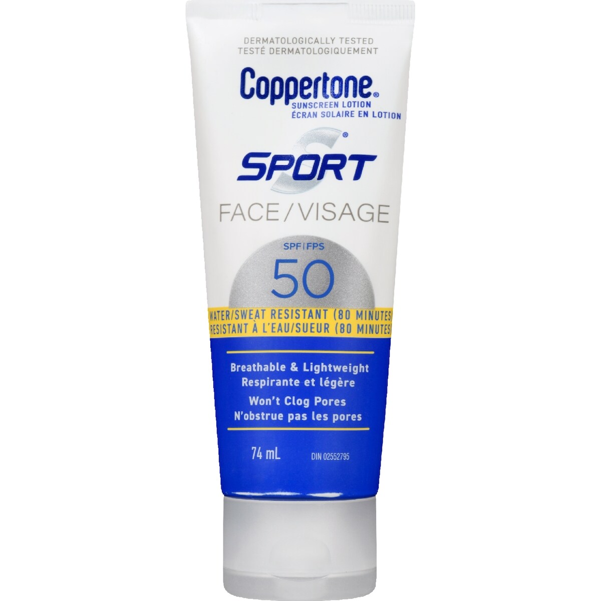 Écran solaire en lotion visage fps 50
