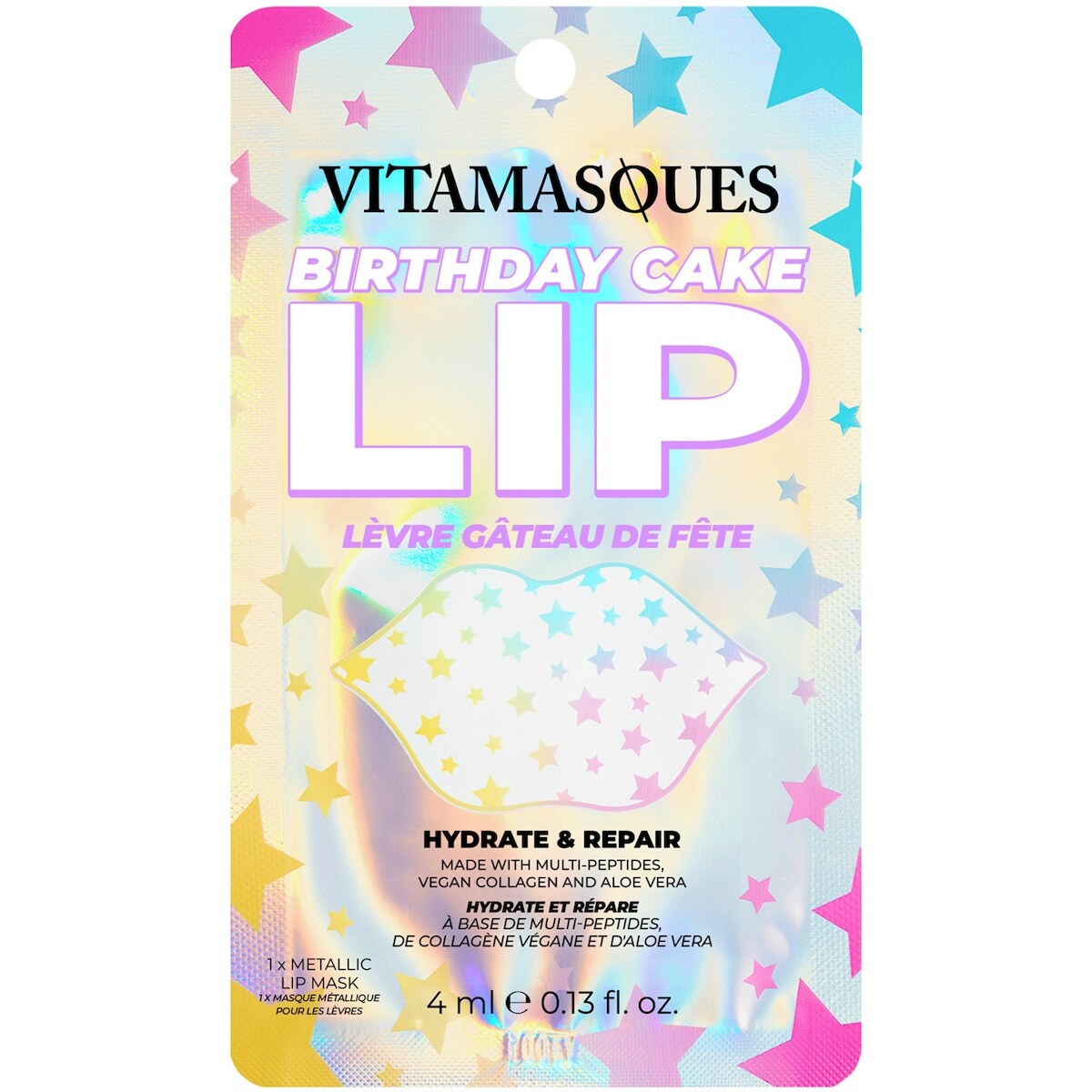 Masque à lèvres gâteau de fête